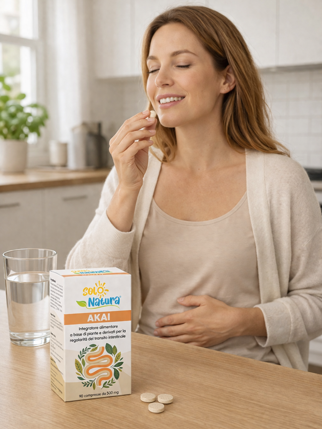 AKAI integratore naturale Solo Natura per la regolarità del transito intestinale